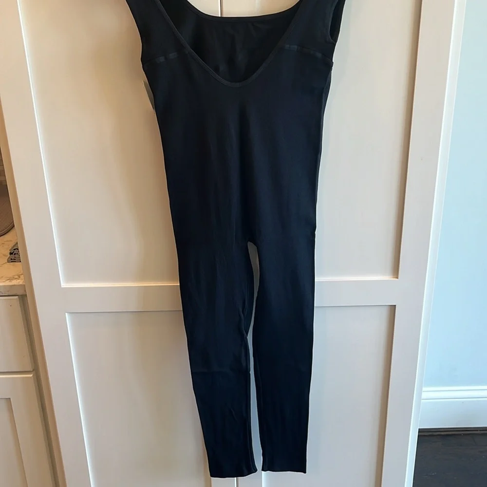 Free People Low back seamless sleeveless is intimate wear,  one-piece black